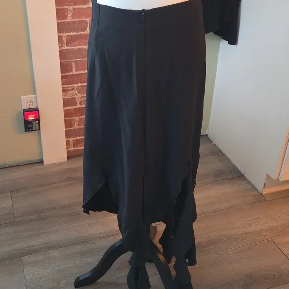 Punk Rave Midi Ruffle Skirt - Picture 6 of 8